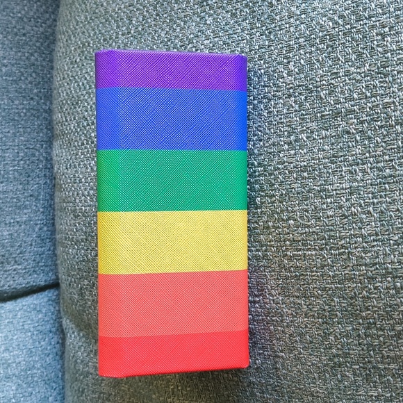 ZEELOOL Rainbow Stripe Glasses Case - Picture 2 of 4